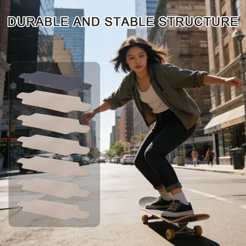 Skateboard Électrique Tout-Terrain avec Télécommande Intelligente, Vitesse Maximale 25km/h et Autonomie de Déplacement 15km, Contrôle 4 Vitesses avec Affichage, Design Skate – Image 7