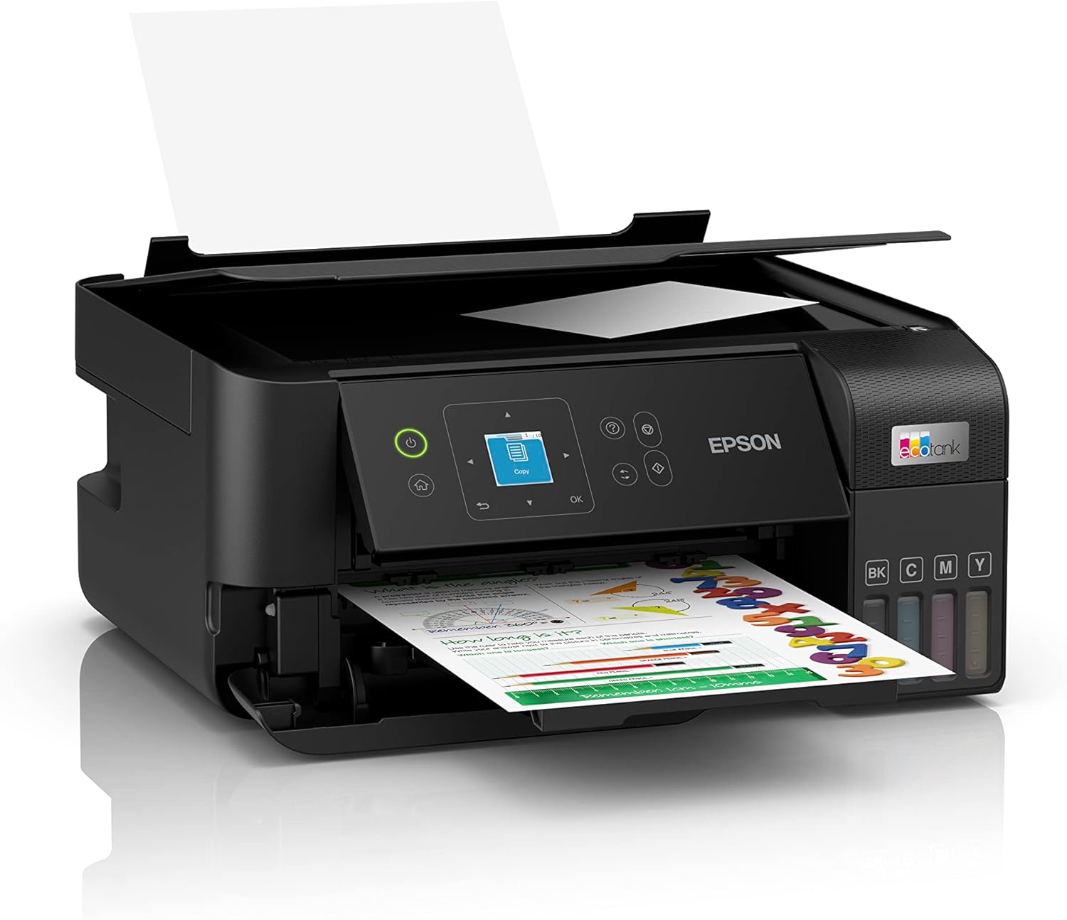 EcoTank ET-2840 Imprimante à réservoir d'encre Multifonction A4 Wi-FI avec Un Stock d'encre jusqu'à 3 Ans – Image 2