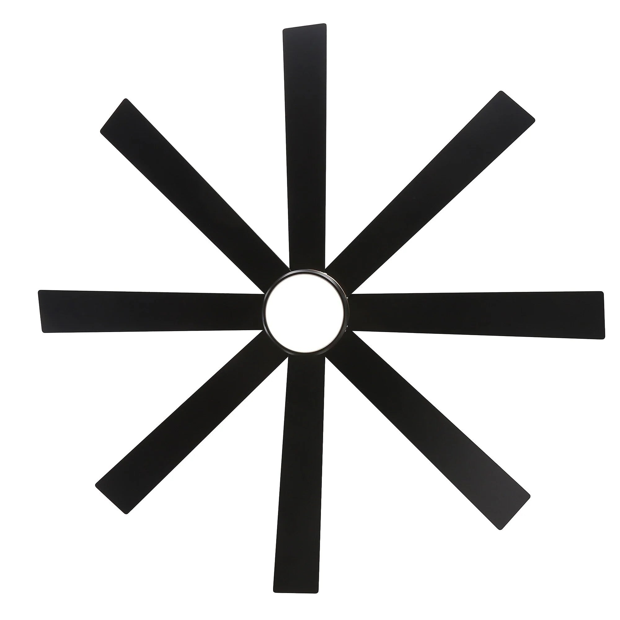 65 Inch 8-Blade Black LED Ceiling Fan with Light and Remote – Image 77