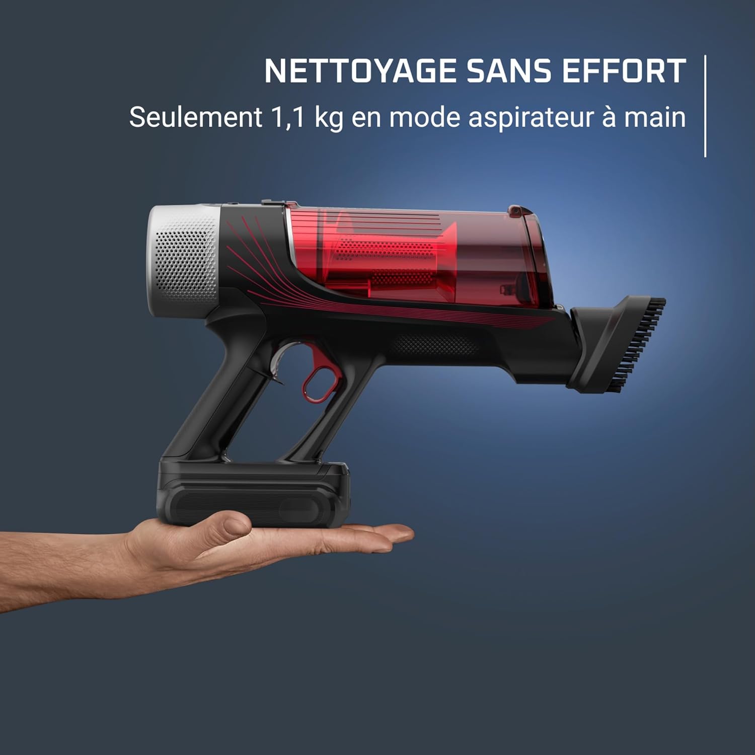Rowenta X-Force Flex9.60, Aspirateur balai sans fil multifonction, Performant avec 100AW, Autonomie 45 minutes, Ultra léger, Tube Flex, RH2099WO – Image 7
