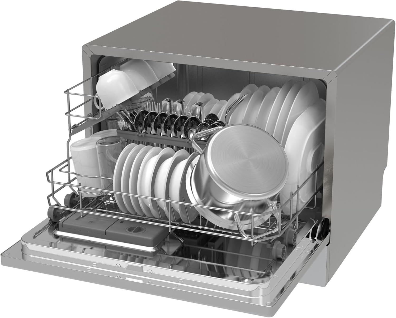GEDTECH - Lave vaisselle Table Top GLV6T47SL - 6 couverts - 47 dB - Départ différé – Image 4