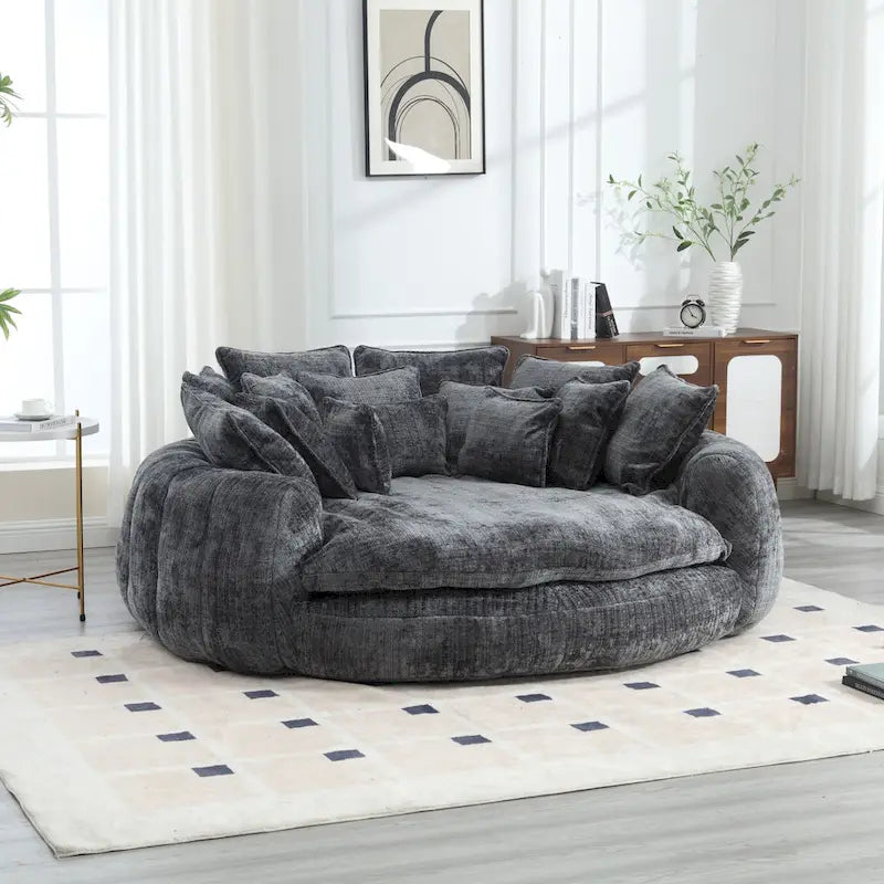 Comfortable Double Loaf Sofa Bed, Oversized Sofa Bed with Armrests – Image 8