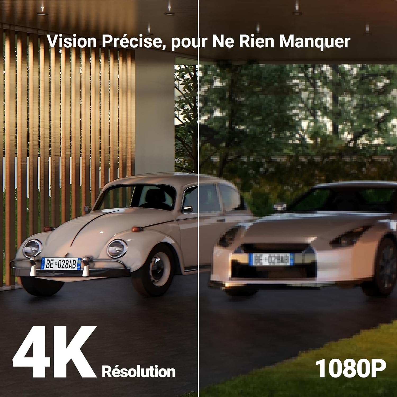EZVIZ 4K(8MP) Caméra Surveillance WiFi Extérieure sans Fil + 5W Panneau Solaire, Détection de Personnes/Véhicules, Caméra Solaire Extérieure 360°, Mode AOV, Défense Active, CB8 Pro 4K Kit – Image 3