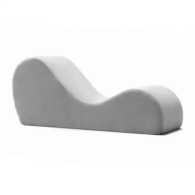 Avana Sleek Chaise Lounge for Yoga - Made in The USA - Great for Stretching, Relaxation, Exercise & More, 60D x 18W x 26H Inch, Light Grey – Image 44