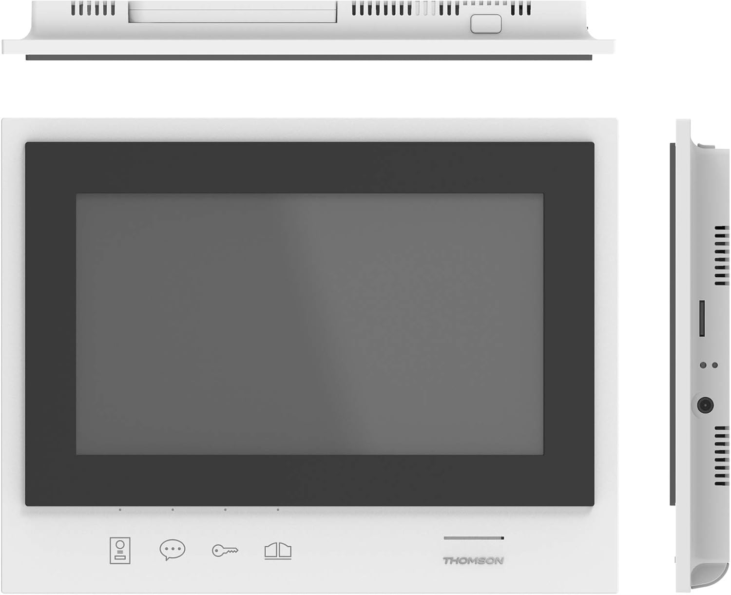 Visiophone Couleur sans Fil, Installation simple et sans fil, Portée de 350m* entre la platine de rue et l’écran, Qualité vidéo HD ,720p, mémoire interne : carte SD - Thomson Air - 512286 – Image 5