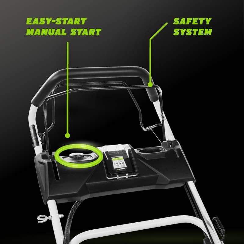GREENCUT GLM880XE - Tondeuse Essence 224cc 7,5ch, démarrage électrique, autotractée, Lame Acier 53cm, Hauteur réglable, bac 65L, idéale Jardins Moyens/Grands Jusqu’à 2000m2 – Image 7