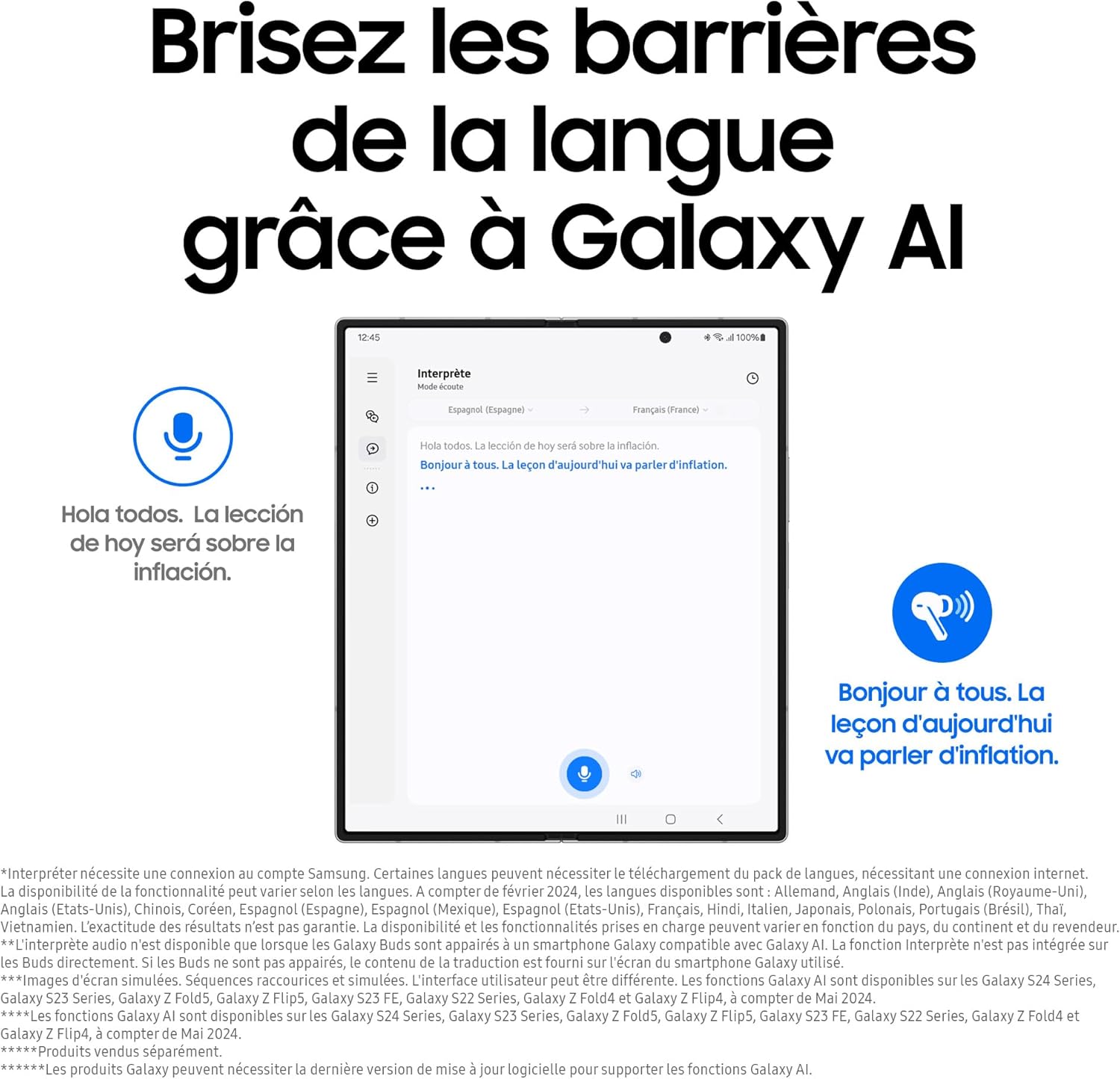 Buds3 Pro, Écouteurs sans Fil, Réduction Active de Bruit, Bluetooth, Argent, Audio 360, AI, Chargeur Secteur Inclus, (Version FR) – Image 9