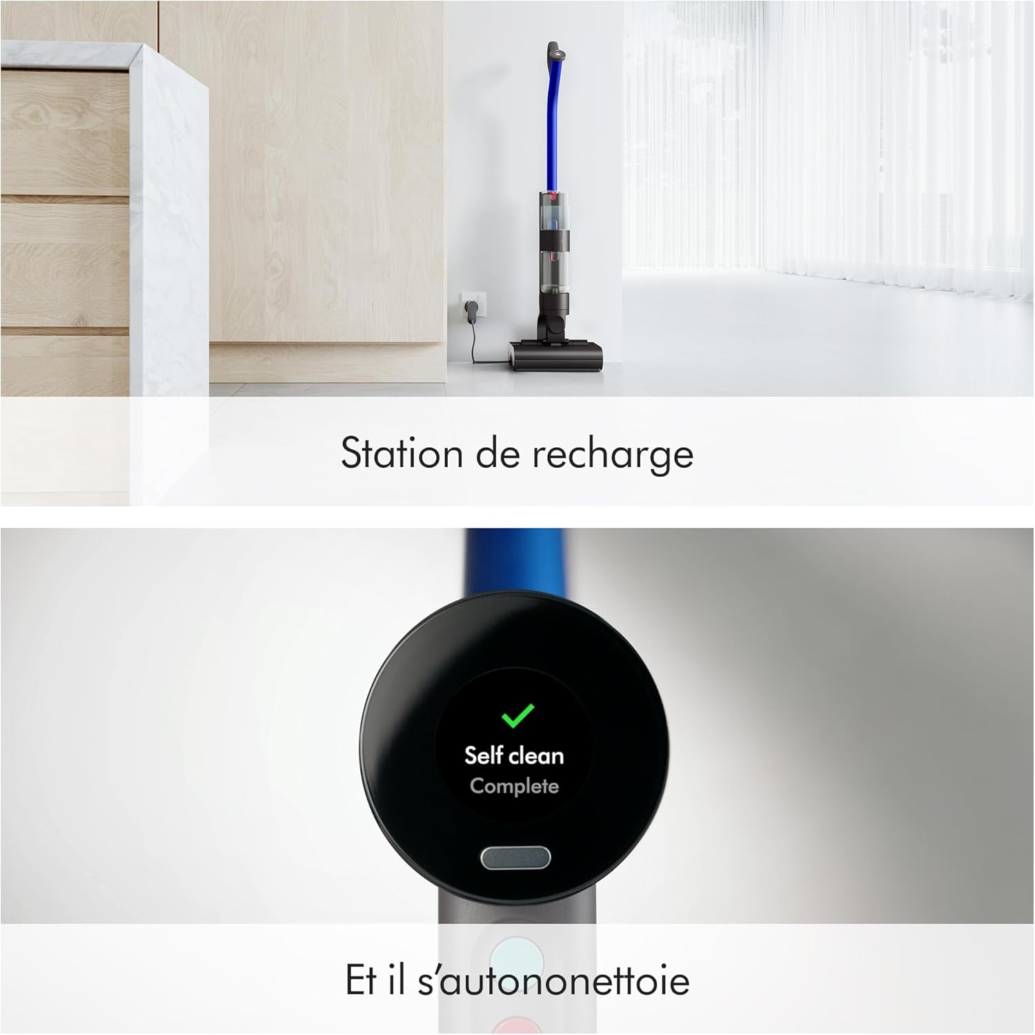 Dyson WashG1 Nettoyeur de sols durs – Nettoyage Humide Puissant (Noir/Bleu) – Image 8