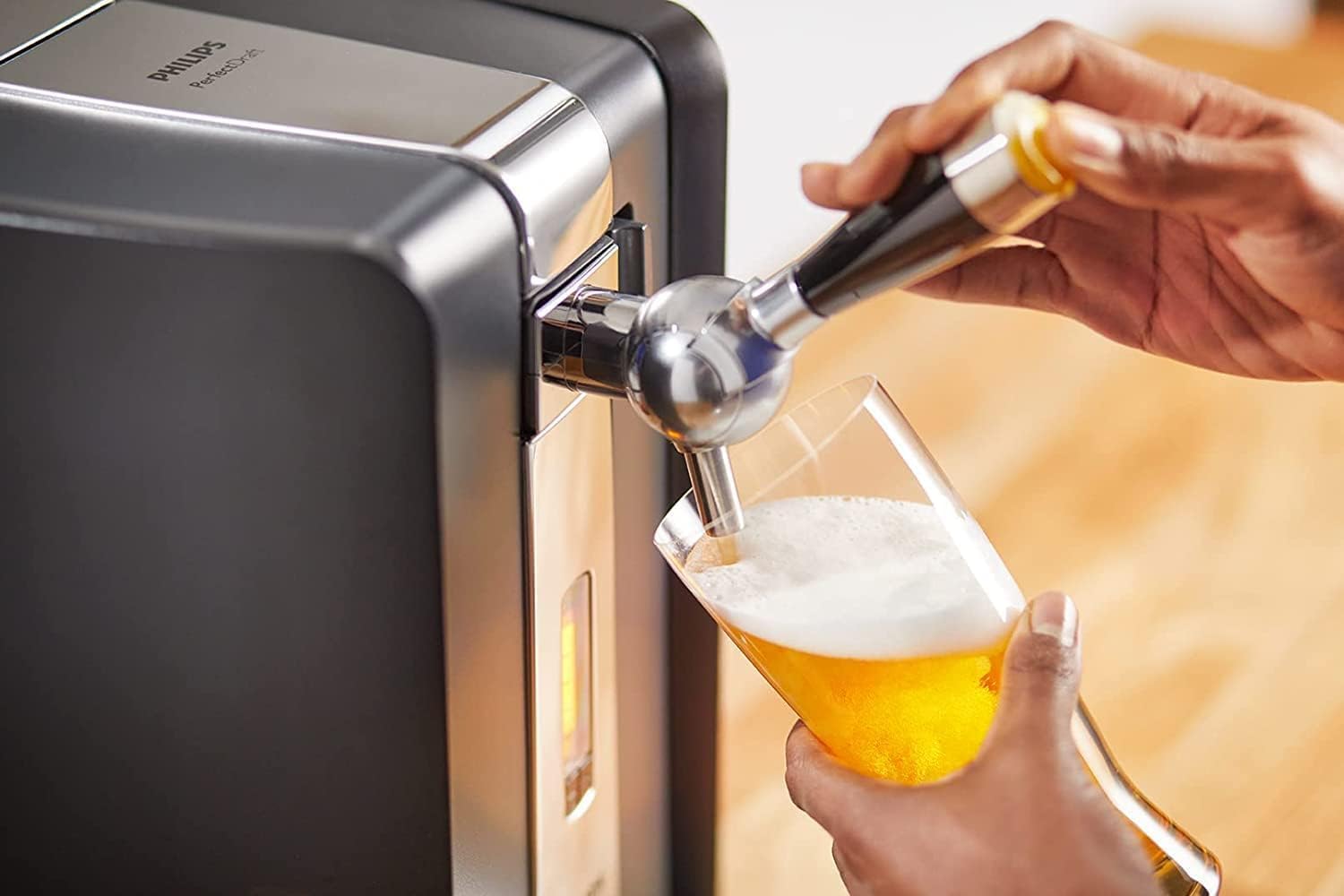 PerfectDraft – Pack Tireuse À Bière + 1 Fût Kwak Blonde 6L – Machine Pression À Domicile – Refroidissement À 3°C – 30 Jours Fraîcheur – Écran LED Température – Idée Cadeau Amateur Bière – Image 3