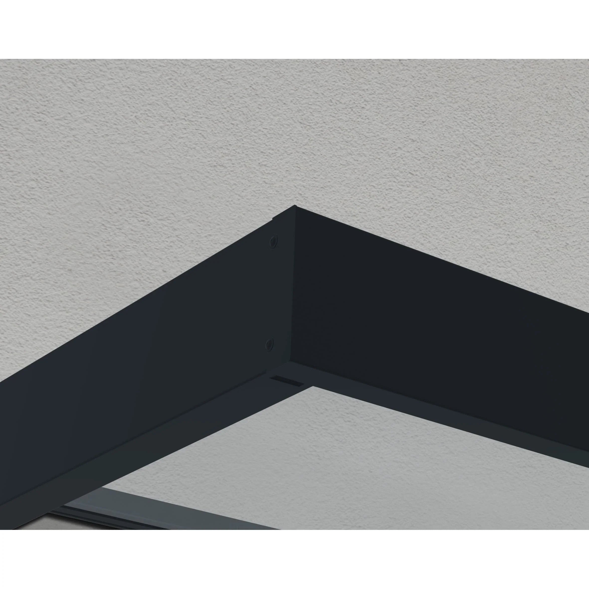 Sophia 3 ft. Grey Clear Door and Window Awning – Image 6