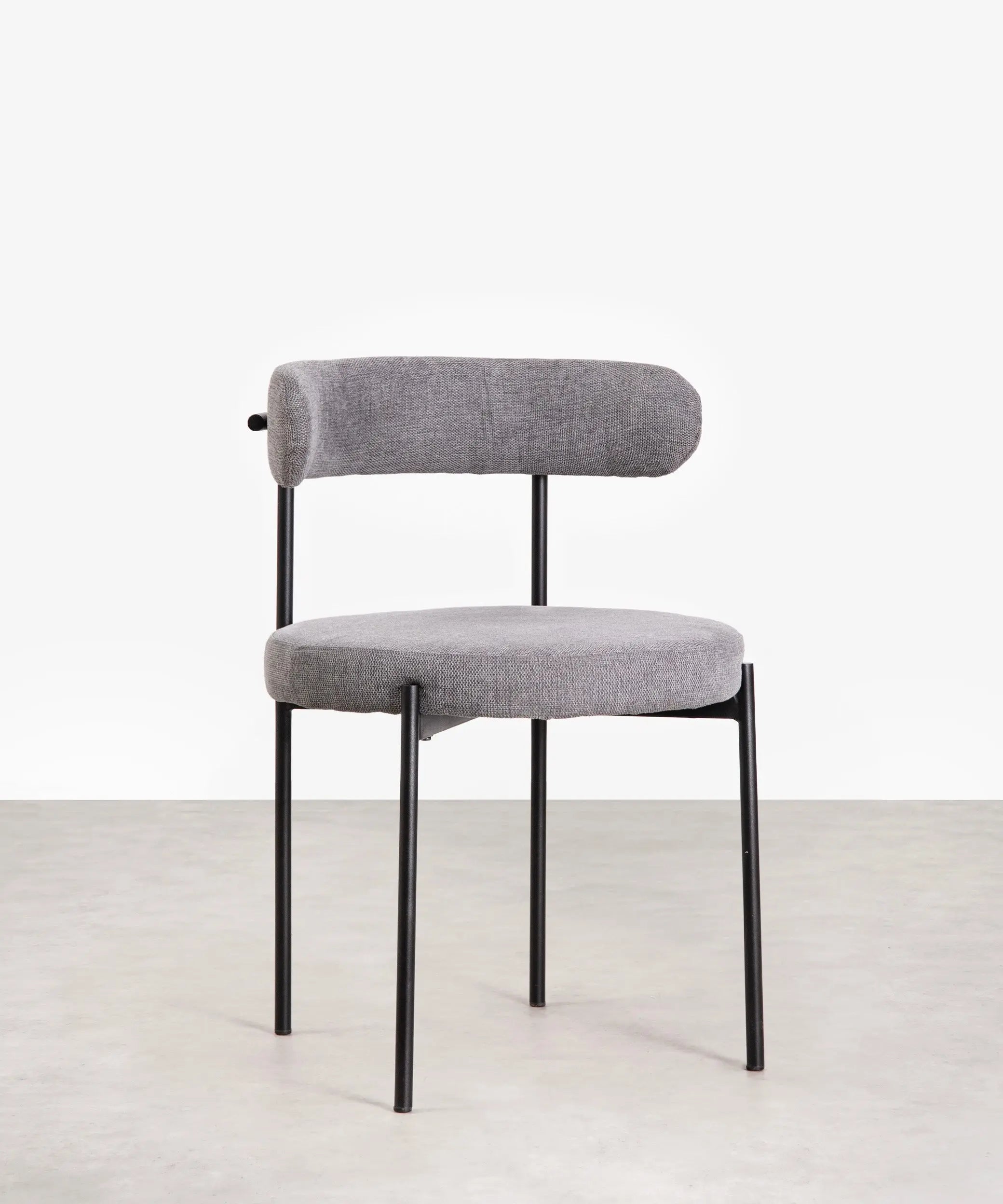 Silla de Comedor en Tela y Metal Alexia – Image 22