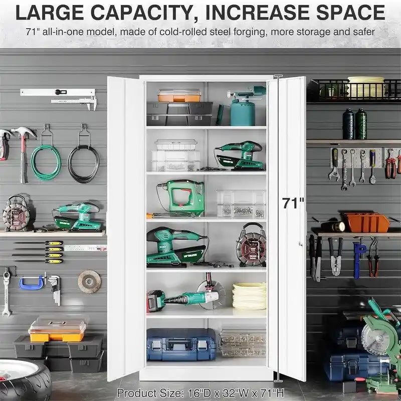 Metal Garage Storage Cabinet – Image 16