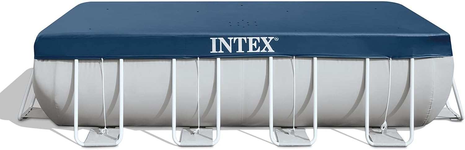 Intex filtre à sable sx1500 4m3/h pour piscine jusqu'à 24m3 & 28037 - Bâche Protection Pour Piscine Rectangulaire Tubulaire 4M X 2M – Image 5