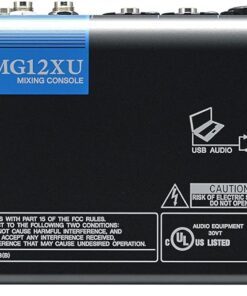Alternative view of Yamaha MG12XU - Console de mixage compacte avec 12 canaux d'entrée, effets, USB et préamplis micro D-PRE
