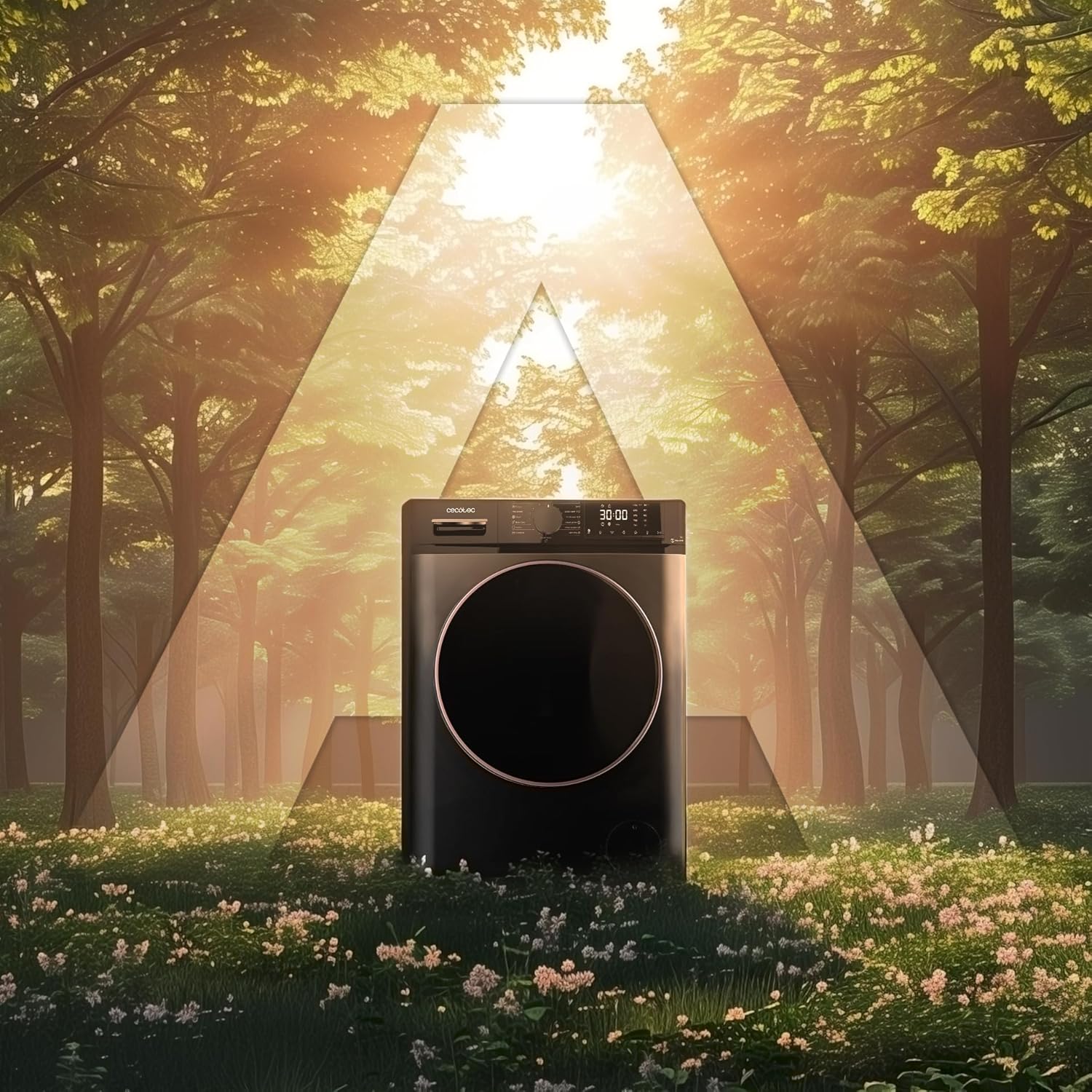 Cecotec Lave-linge 10Kg Bolero DressCode 10610 Inverter Steel A. Chargement Frontale, 1400 RPM, Steam Max, Motor Inverter Plus, 15 Programmes, OnSmart, Stop&Go, Caoutchouc Antibactérien, Drum Clean – Image 4