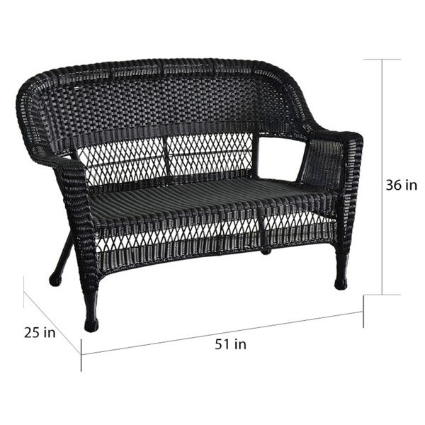 Wicker Patio 4-piece Conversation Set – Image 10