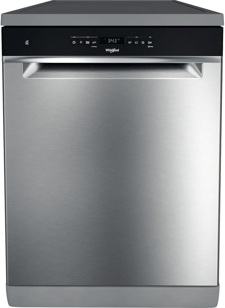 Whirlpool Lave-vaisselle, couleur inoxydable, grande capacité – WFO 3T141 X – Image 6