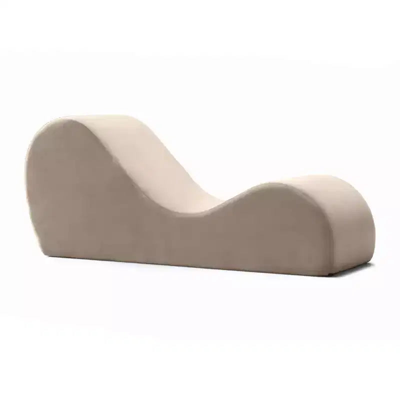Avana Sleek Chaise Lounge for Yoga - Made in The USA - Great for Stretching, Relaxation, Exercise & More, 60D x 18W x 26H Inch, Light Grey – Image 20