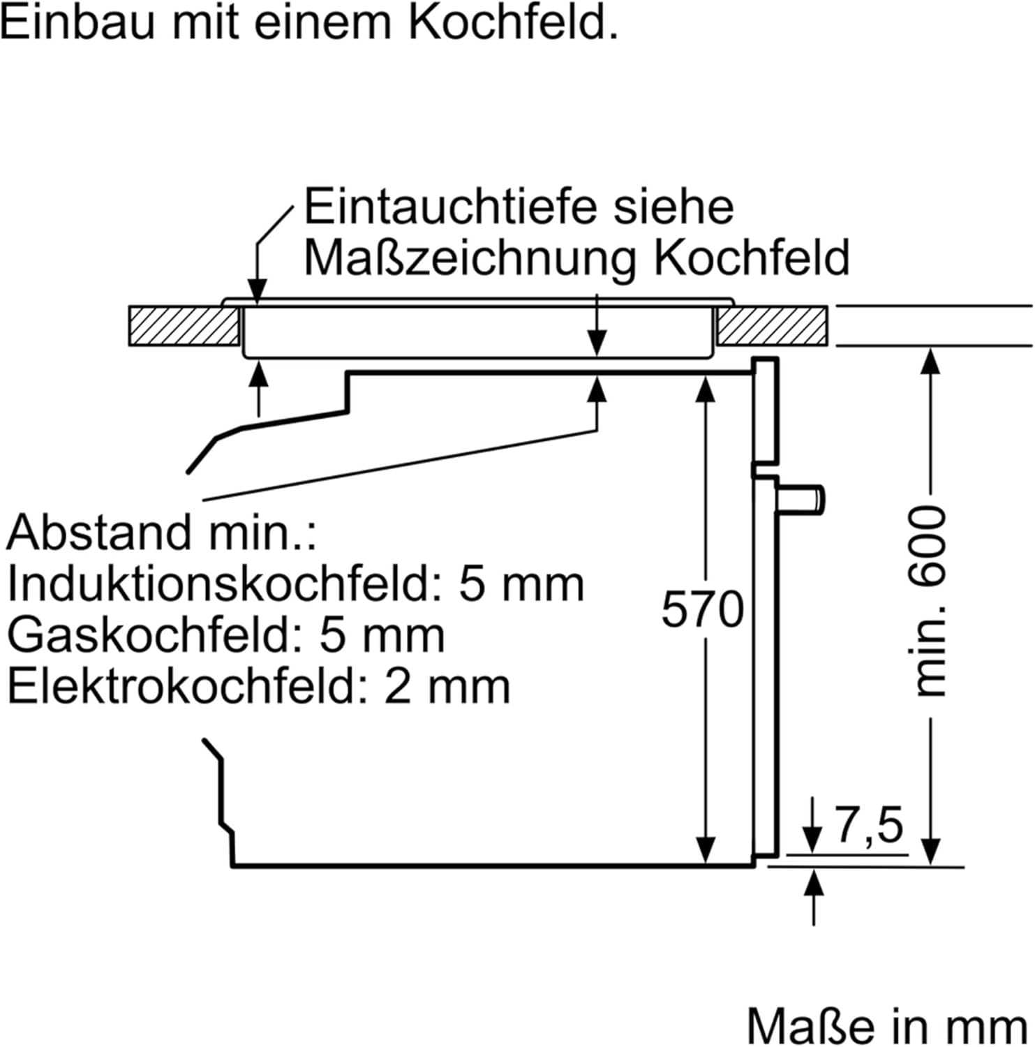 Bosch HBG5780S0 - Série 6, Four encastrable - Multi-fonctions - Pyrolyse - Grande capacité de 71 L - 3600 W - Inox – Image 8