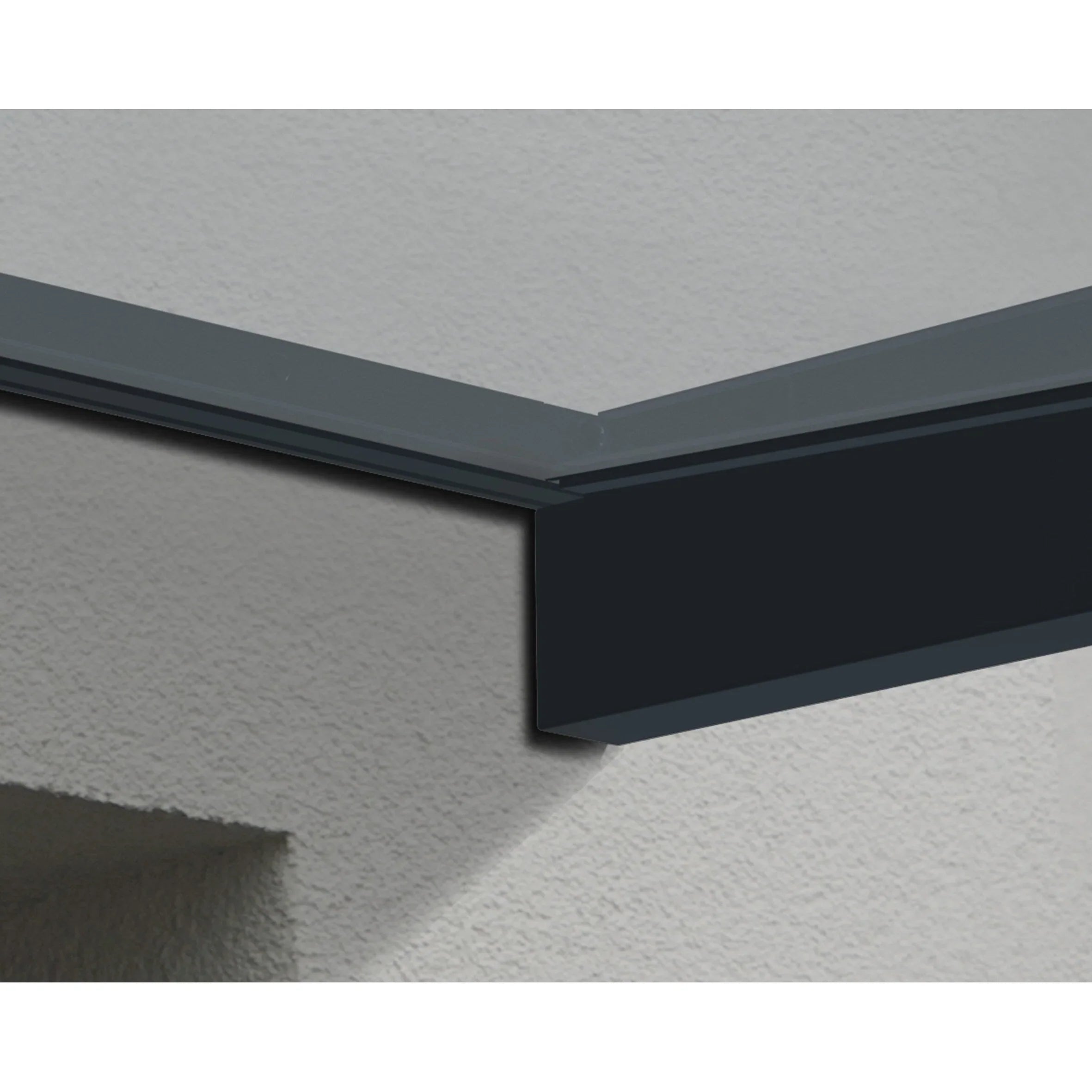 Sophia 3 ft. Grey Clear Door and Window Awning – Image 4