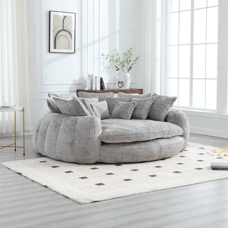 Comfortable Double Loaf Sofa Bed, Oversized Sofa Bed with Armrests – Image 45