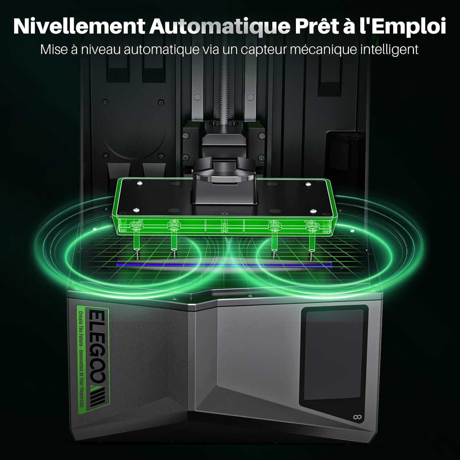 Imprimante 3D en résine ELEGOO Saturn 4 12K MSLA 218,88 mm x 122,88 mm x 220 mm – Image 2