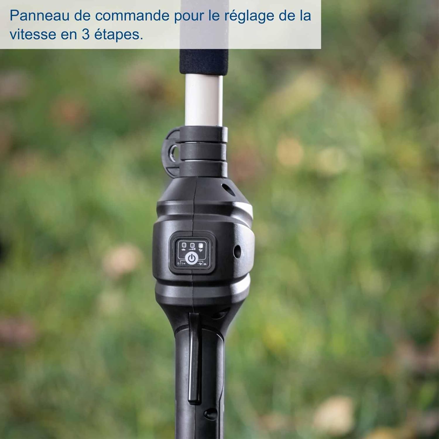 Scheppach Appareil multifonction 4 en 1 BC-MFH400-X 20V Brushless Multigarten, débroussailleuse, taille-haie, haute série 20V-IXES | avec batterie de 2 Ah et double chargeur – Image 8