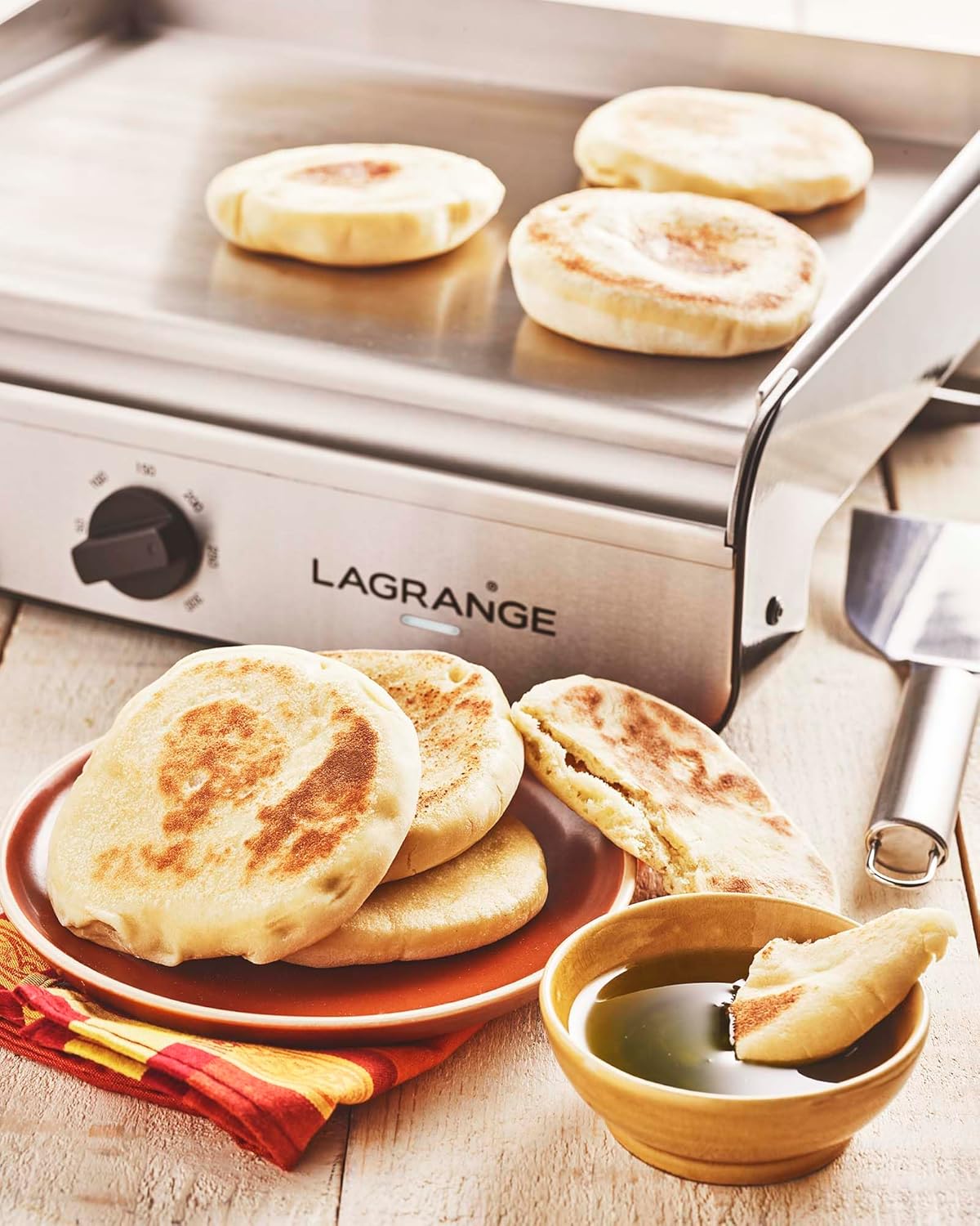 Lagrange 219104 Plancha Pro Blanche, 2300W – Image 2