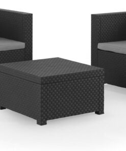 Set Garden Diva Tete un graphite de couleur TET