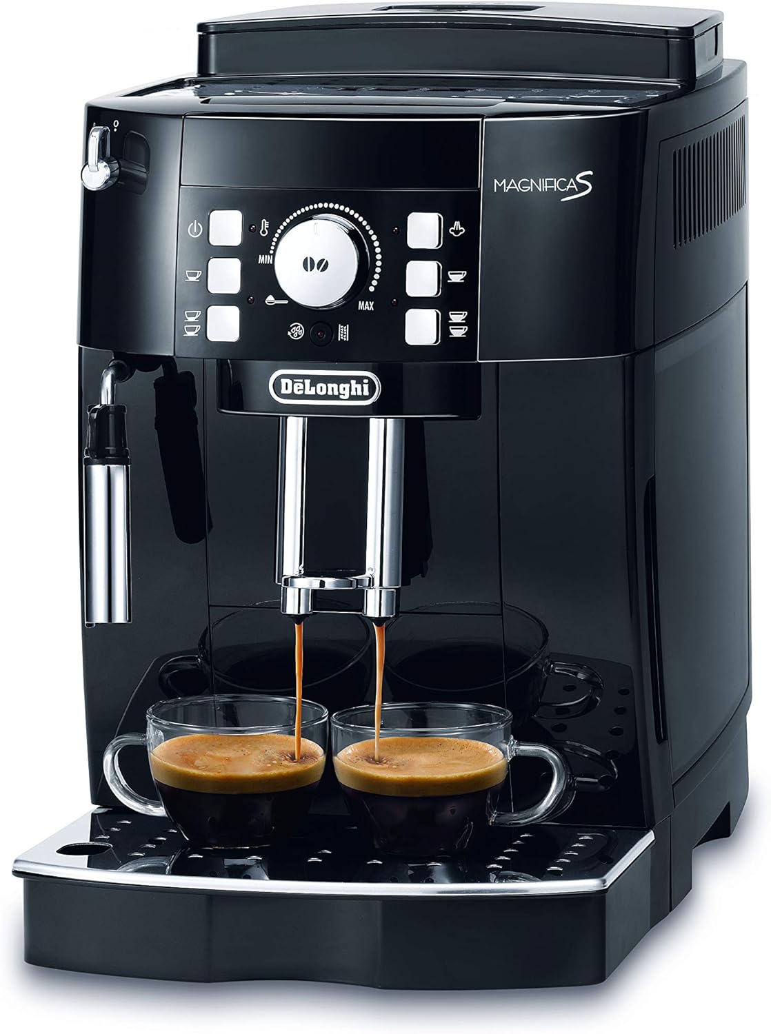 DeLonghi Ecam 21.116.B Cafetière Magnifica S (buse vapeur). noir