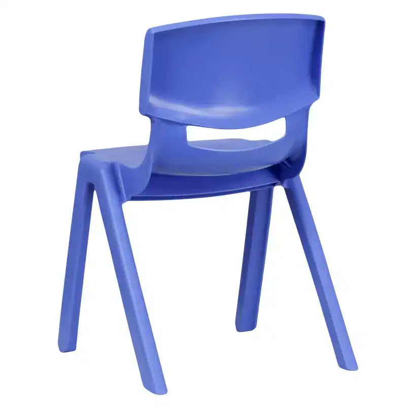 Flash Furniture 10 Pack Plastic Stackable School Chair with 13.25 Seat Height – Image 8