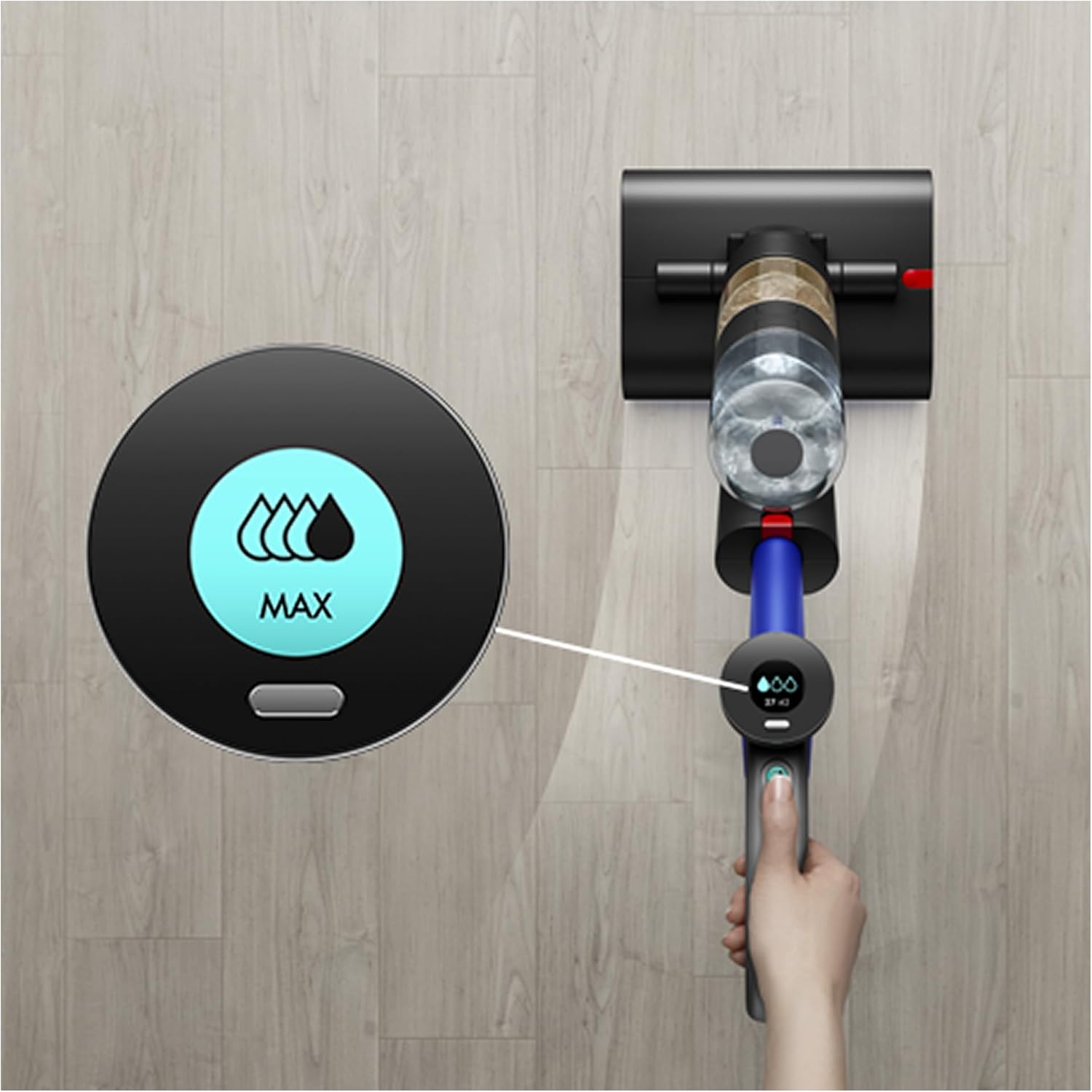 Dyson WashG1 Nettoyeur de sols durs – Nettoyage Humide Puissant (Noir/Bleu) – Image 7