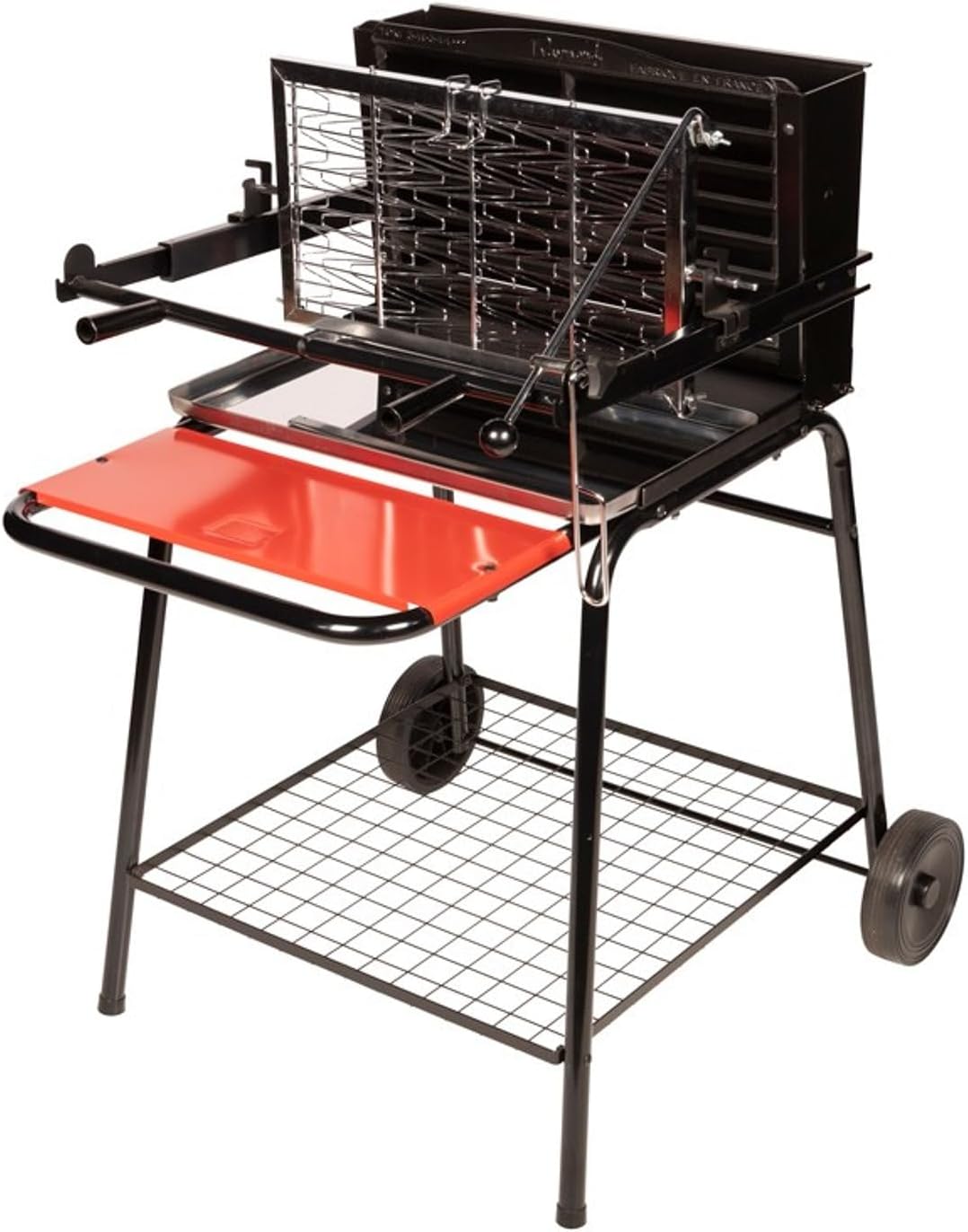 Somagic Barbecue à Charbon Vertical Retournement Grille, Gris JBQ1305006