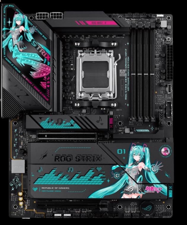 ROG Strix X870E-H Gaming Miku – Carte mère Gaming, ATX