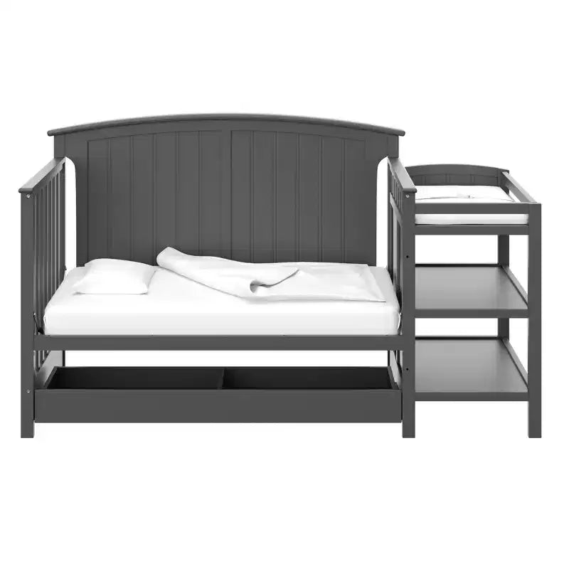 Storkcraft Steveston 5-in-1 Convertible Crib and Changer with Drawer – Image 27