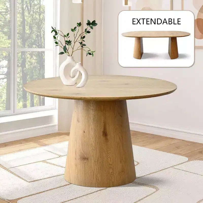 3-in-1 Oval Extendable Dining Table Set with 6 Chenille Upholstered Chairs Featuring Gold Metal Legs, Versatile Dining Furniture-Panipeachy – Image 7