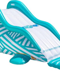 WOW Sports Wiggler Glissière d'arrosage Gonflable avec Bosse Centrale – Fixation de Tuyau d'arrosage – Jeu d'eau dans Le Jardin – Enfants et Adultes