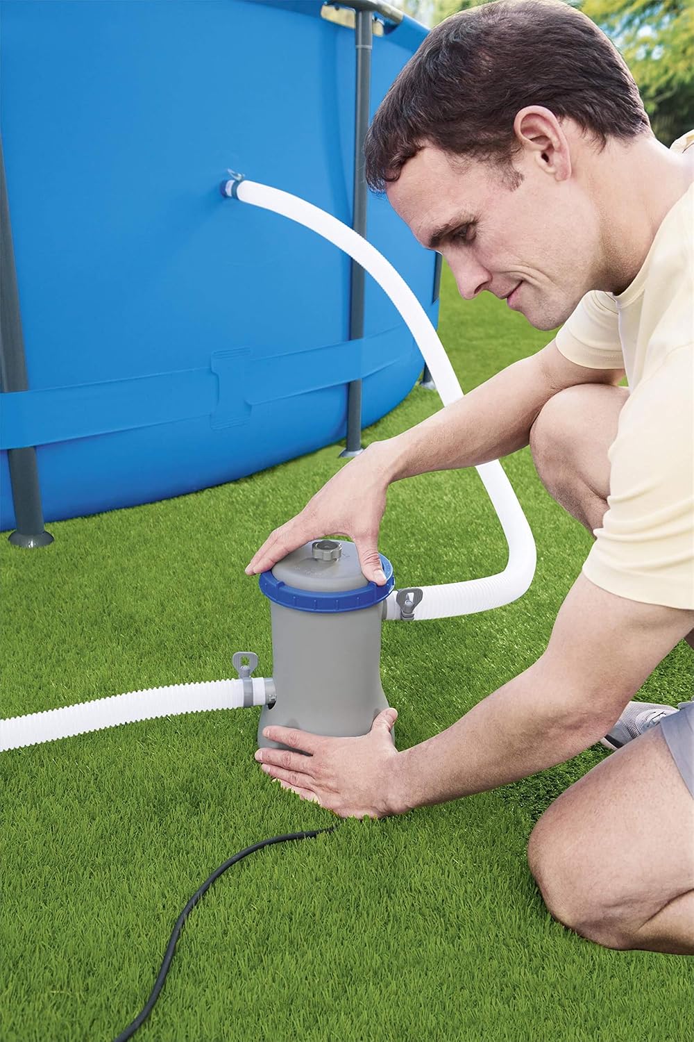 Pompe de filtration Bestway Flowclear 3.028 l/h gris – Image 2
